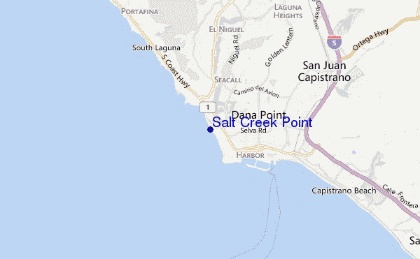 Salt Creek Point location map