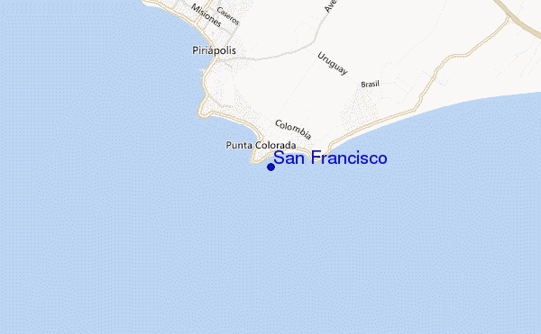 San Francisco location map