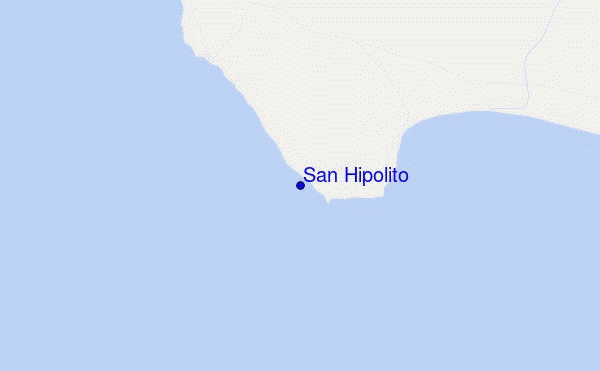 San Hipolito location map