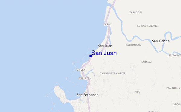 San Juan location map