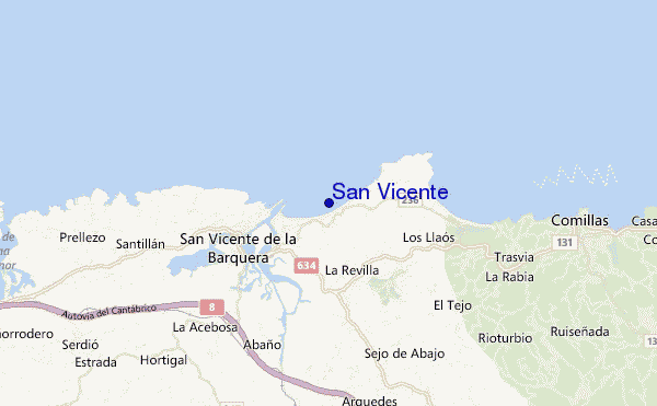San Vicente location map