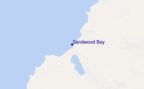 Sandwood Bay location map