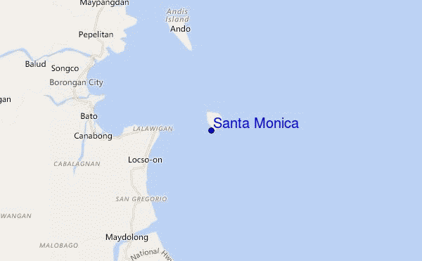 Santa Monica location map