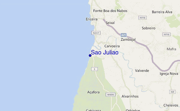 Sao Juliao location map