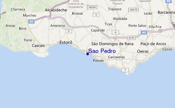 Sao Pedro location map