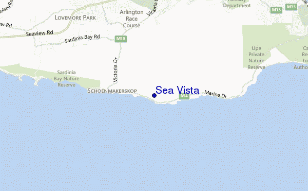 Sea Vista location map