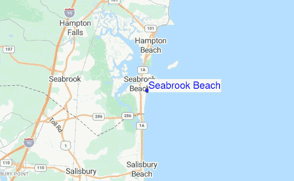 Seabrook Beach location map