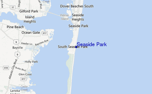 Seaside Park location map