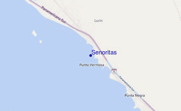 Señoritas location map