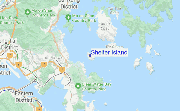 Shelter Island location map