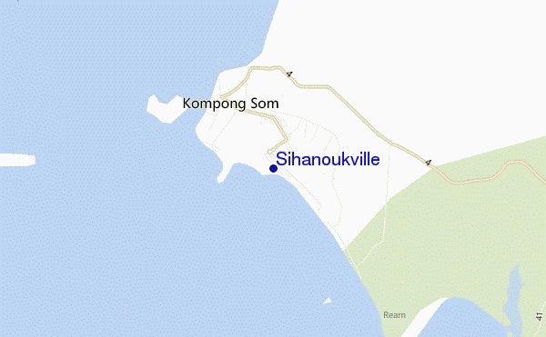 Sihanoukville location map