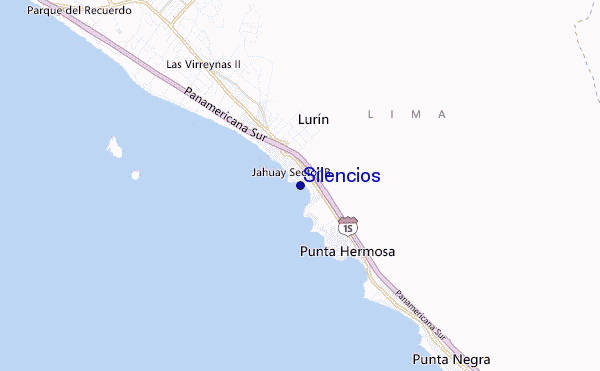 Silencios location map