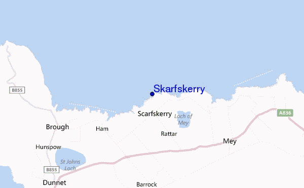 Skarfskerry location map