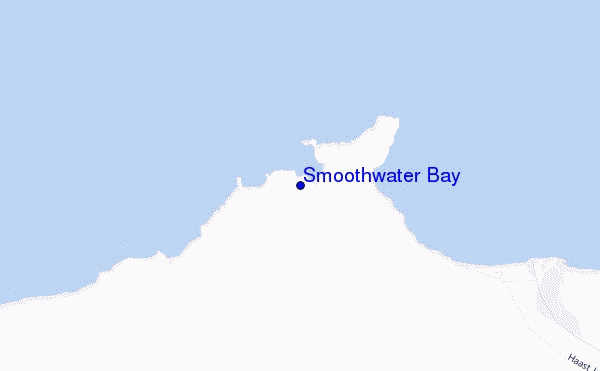 Smoothwater Bay location map