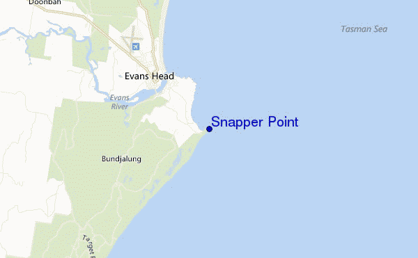 Snapper Point location map