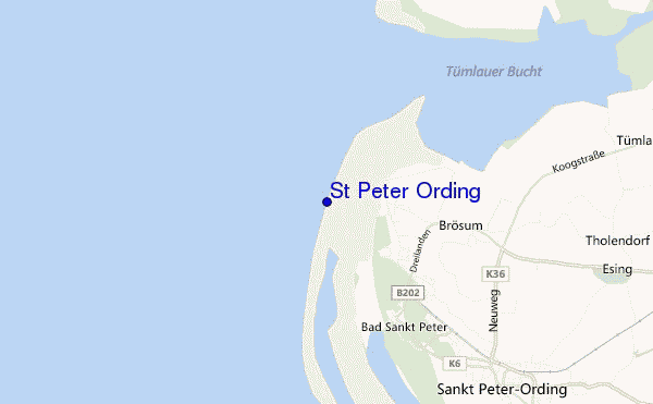 St Peter Ording location map