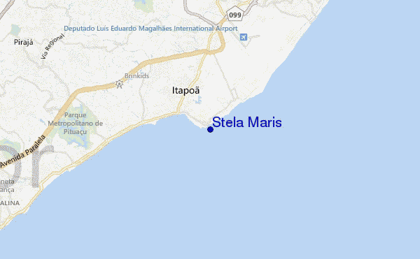 Stela Maris location map