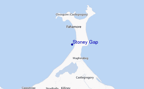 Stoney Gap location map