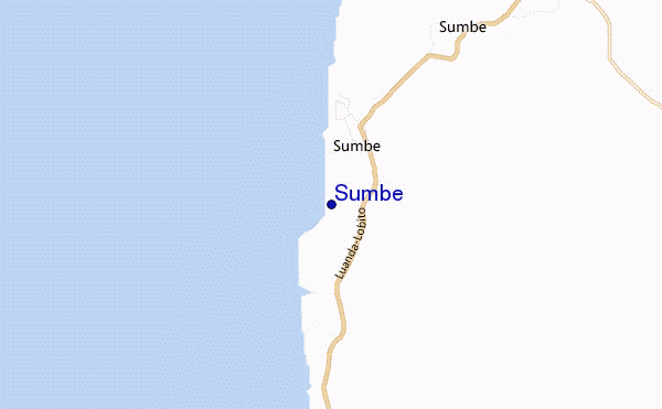 Sumbe location map