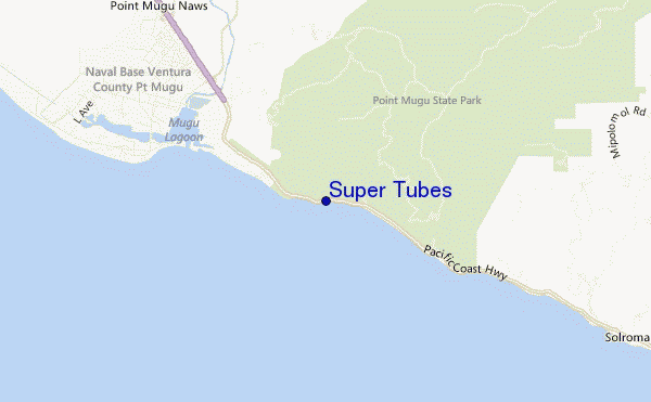 Super Tubes location map