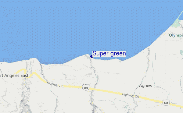 Super green location map