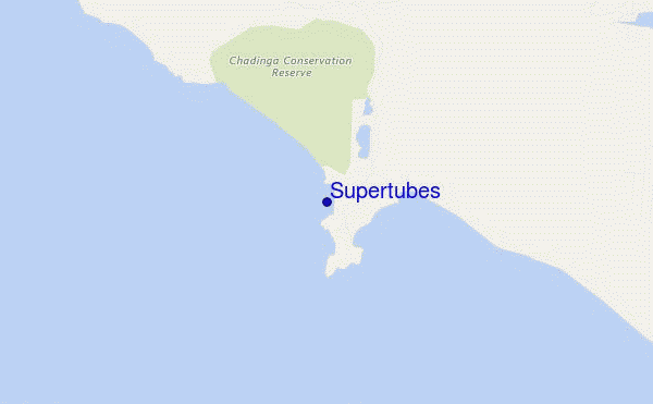 Supertubes location map