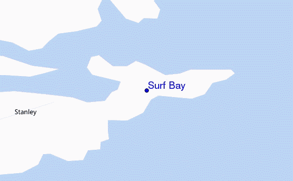 Surf Bay location map