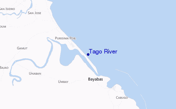 Tago River location map