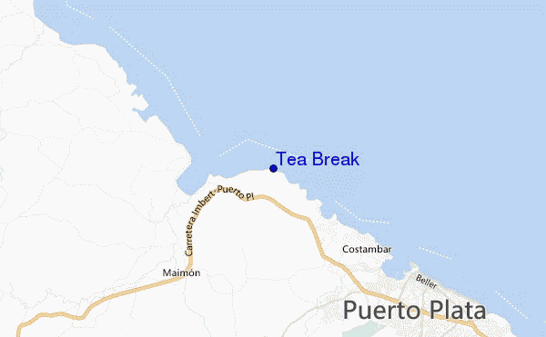 Tea Break location map