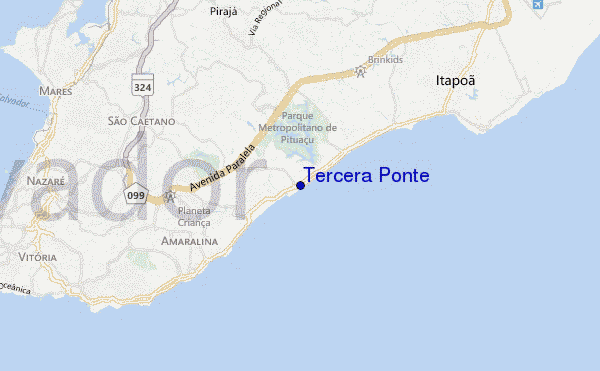 Tercera Ponte location map