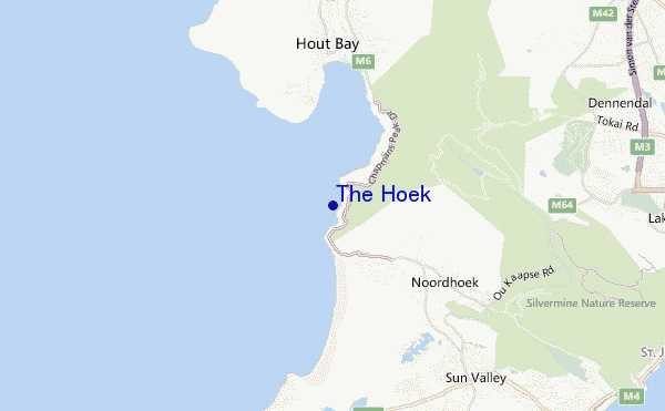 The Hoek location map
