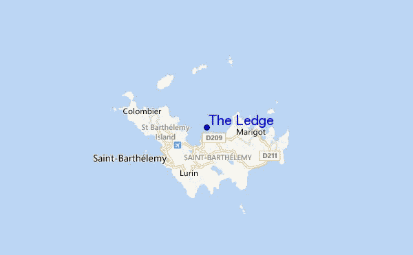 The Ledge location map