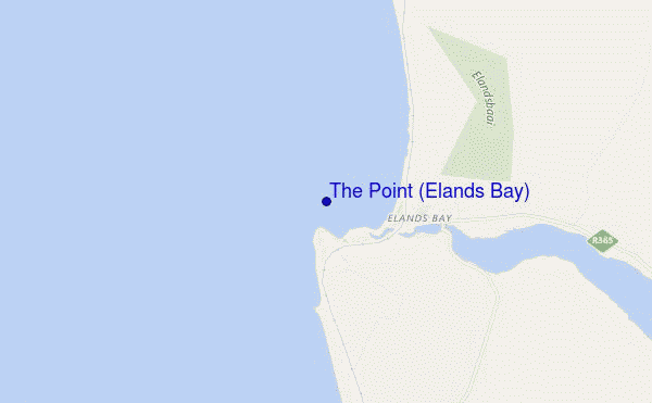 The Point (Elands Bay) location map