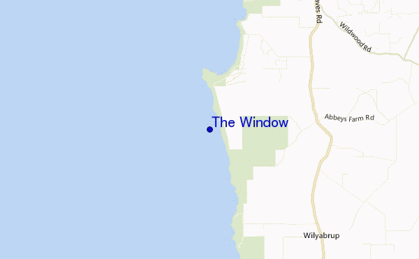The Window location map