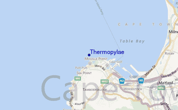 Thermopylae location map