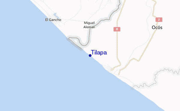 Tilapa location map