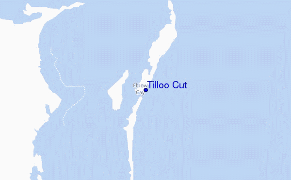 Tilloo Cut location map
