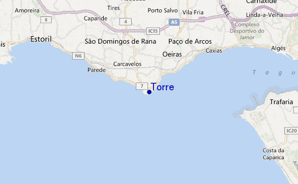Torre location map