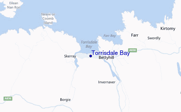 Torrisdale Bay location map
