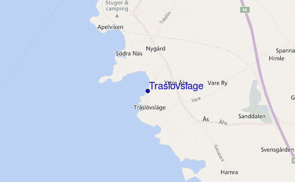 Traslovslage location map