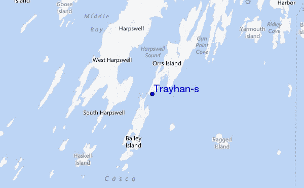 Trayhan's location map