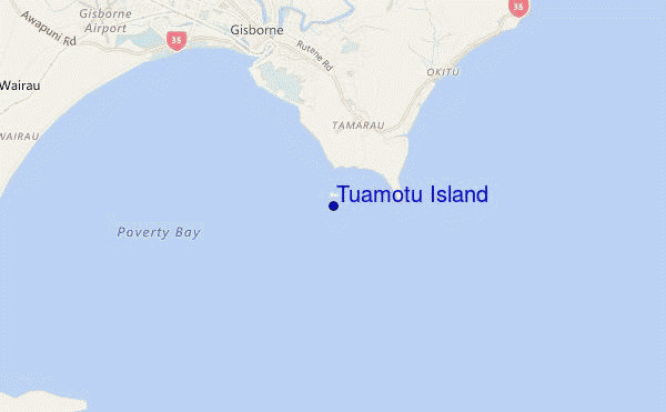 Tuamotu Island location map