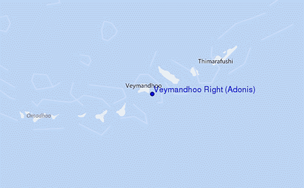 Veymandhoo Right (Adonis) location map