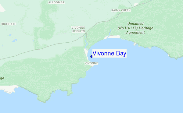 Vivonne Bay location map