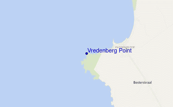 Vredenberg Point location map
