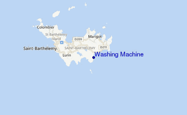 Washing Machine location map