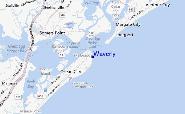 Waverly location map