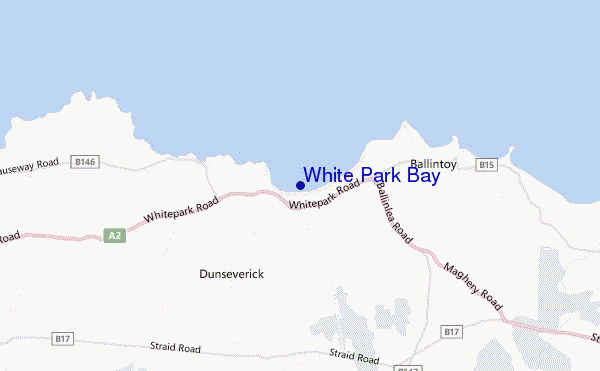 White Park Bay location map