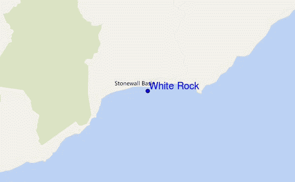 White Rock location map