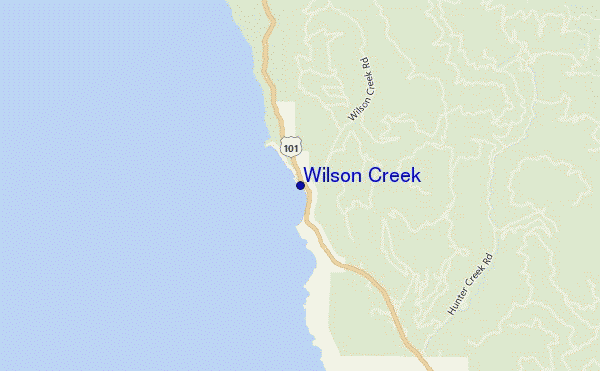 Wilson Creek location map